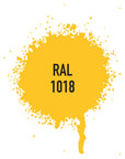 DIRECTORUST Spray Paint | Chalky Finish | Buttercup Yellow | 12 x 400ml | RAL 1018