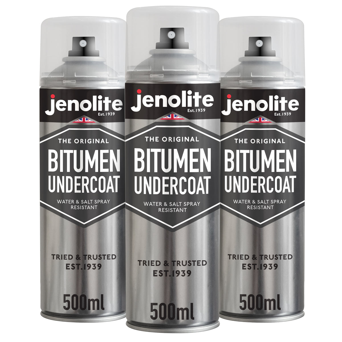 Bitumen Undercoat Anti-Corrosion Spray Paint | 500ml | Black