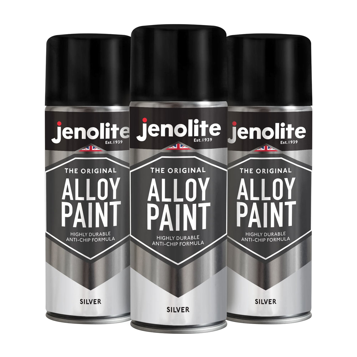 Alloy Wheel Spray Paint 400ml, Silver Metallic High Gloss