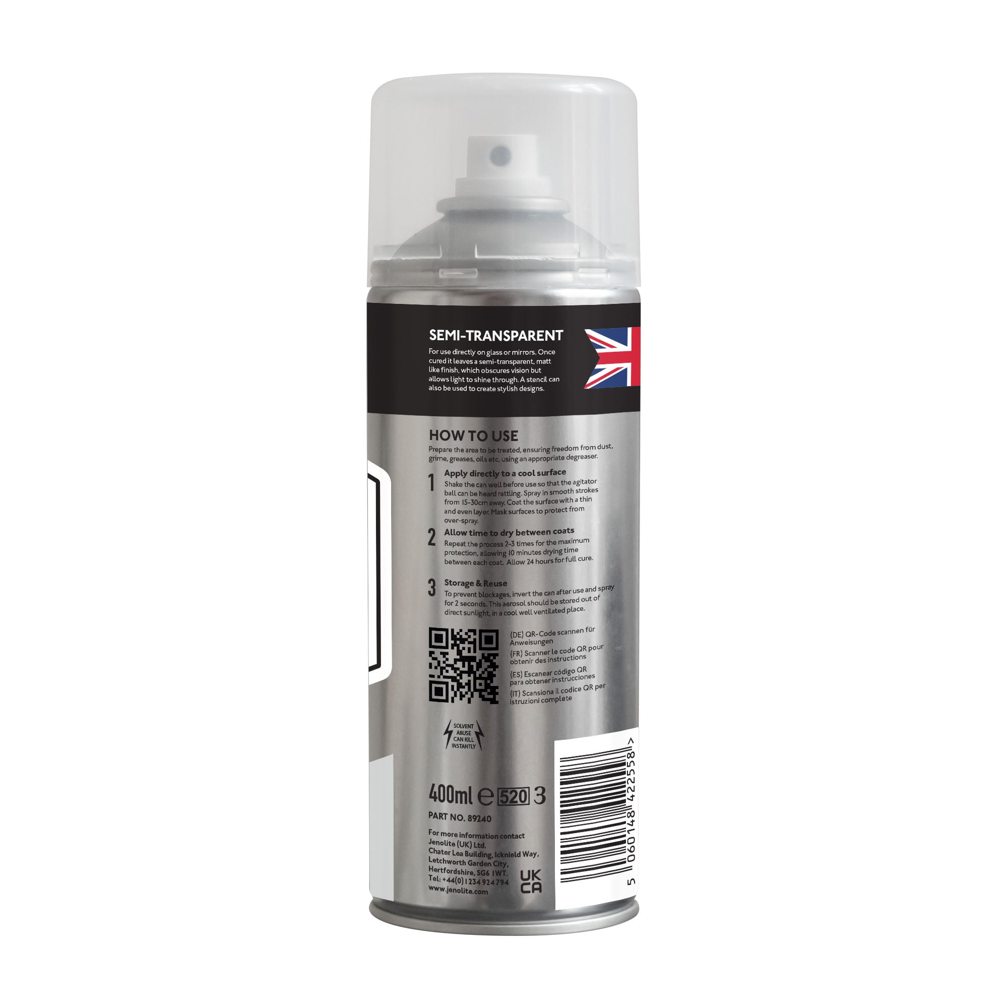 Frosted Glass | 400ml Aerosol Spray Paint