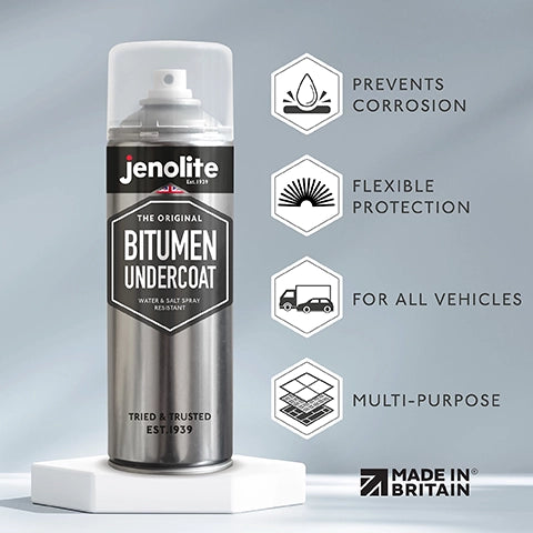 Bitumen Undercoat Anti Corrosion Spray Paint JENOLITE