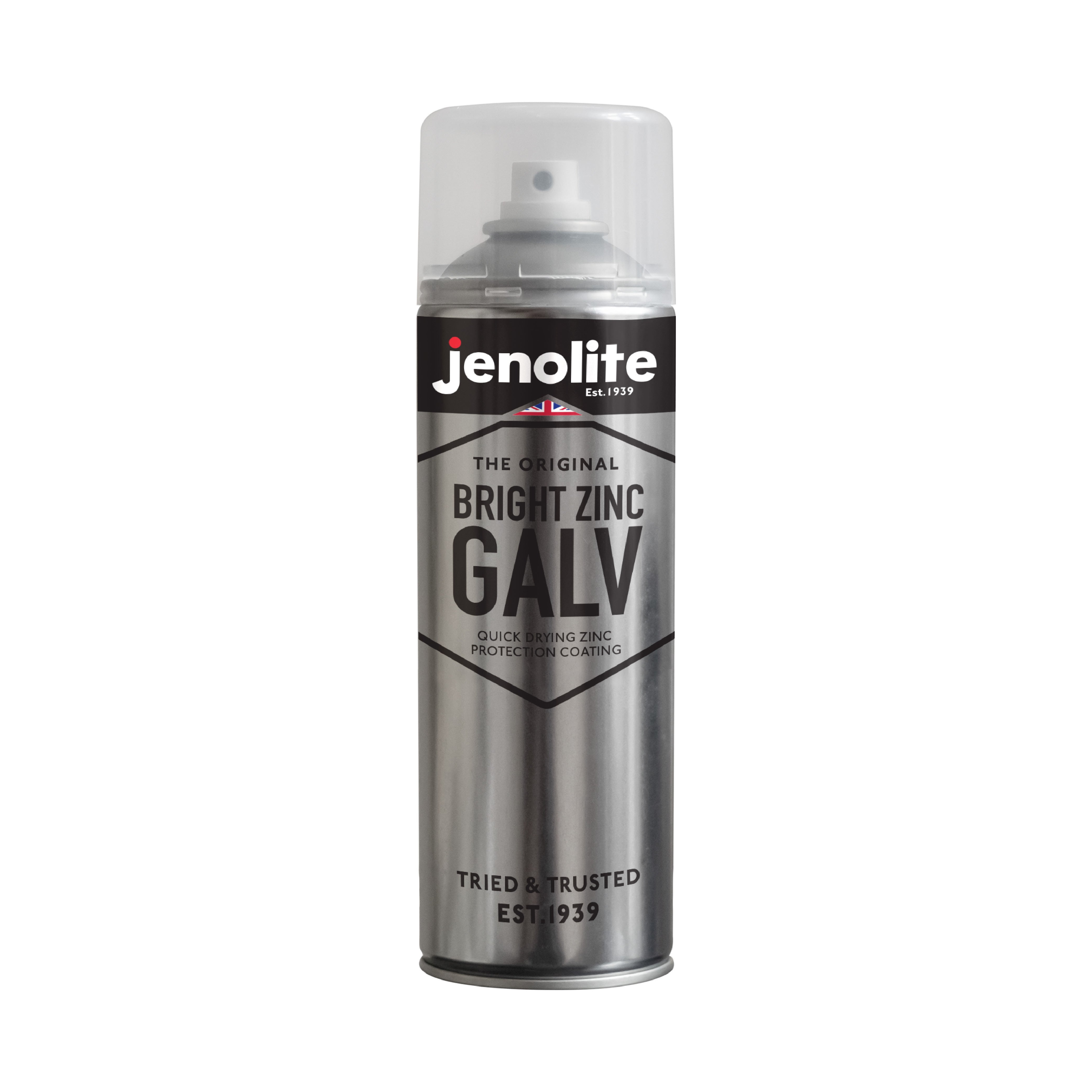 Bright Zinc Galvanising Aerosol Spray Paint All-in-One Primer