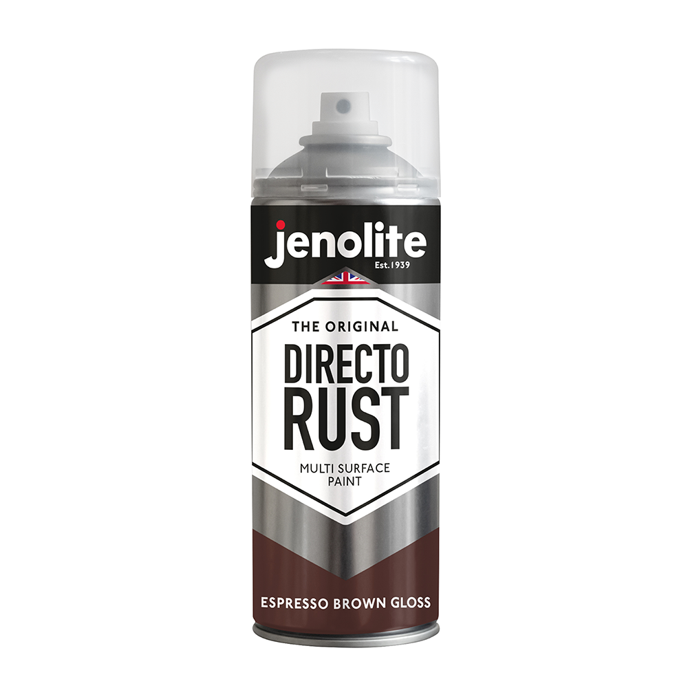 DIRECTORUST Spray Paint | Gloss | Espresso Brown | 12 x 400ml | RAL 8017