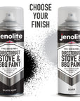 JENOLITE BBQ Restore Kit: Rust Remover, Wire Brush, BBQ Spray Paint