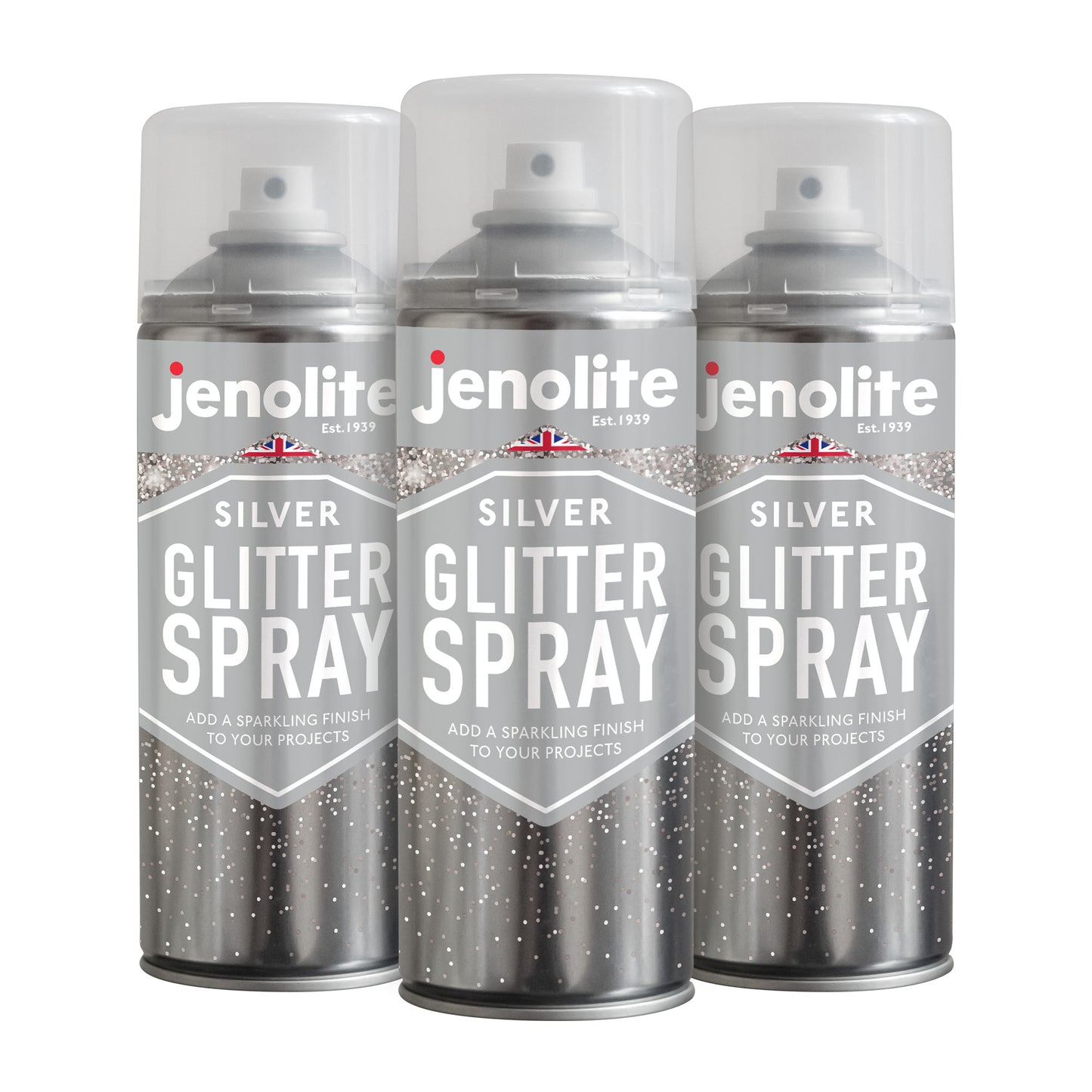 Glitter Spray Clear Sealant | 400ml | Clear Lacquer With Fine Glitter | Ideal for Crafting, Hobbies & Decorations