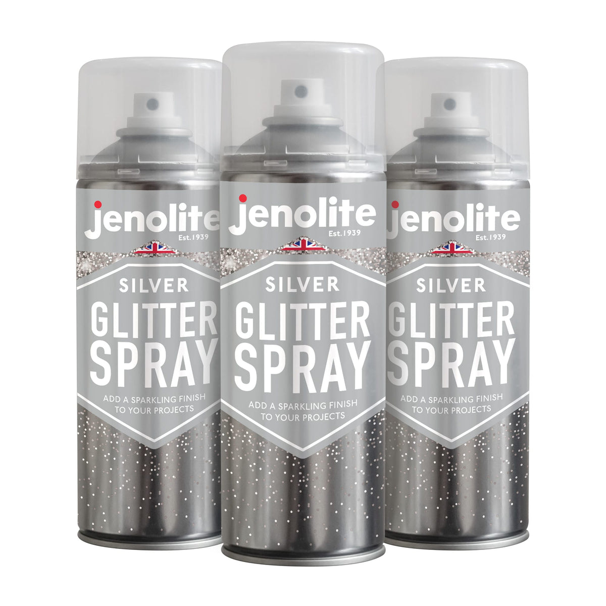 Glitter Spray Clear Sealant | 400ml | Clear Lacquer With Fine Glitter | Ideal for Crafting, Hobbies & Decorations