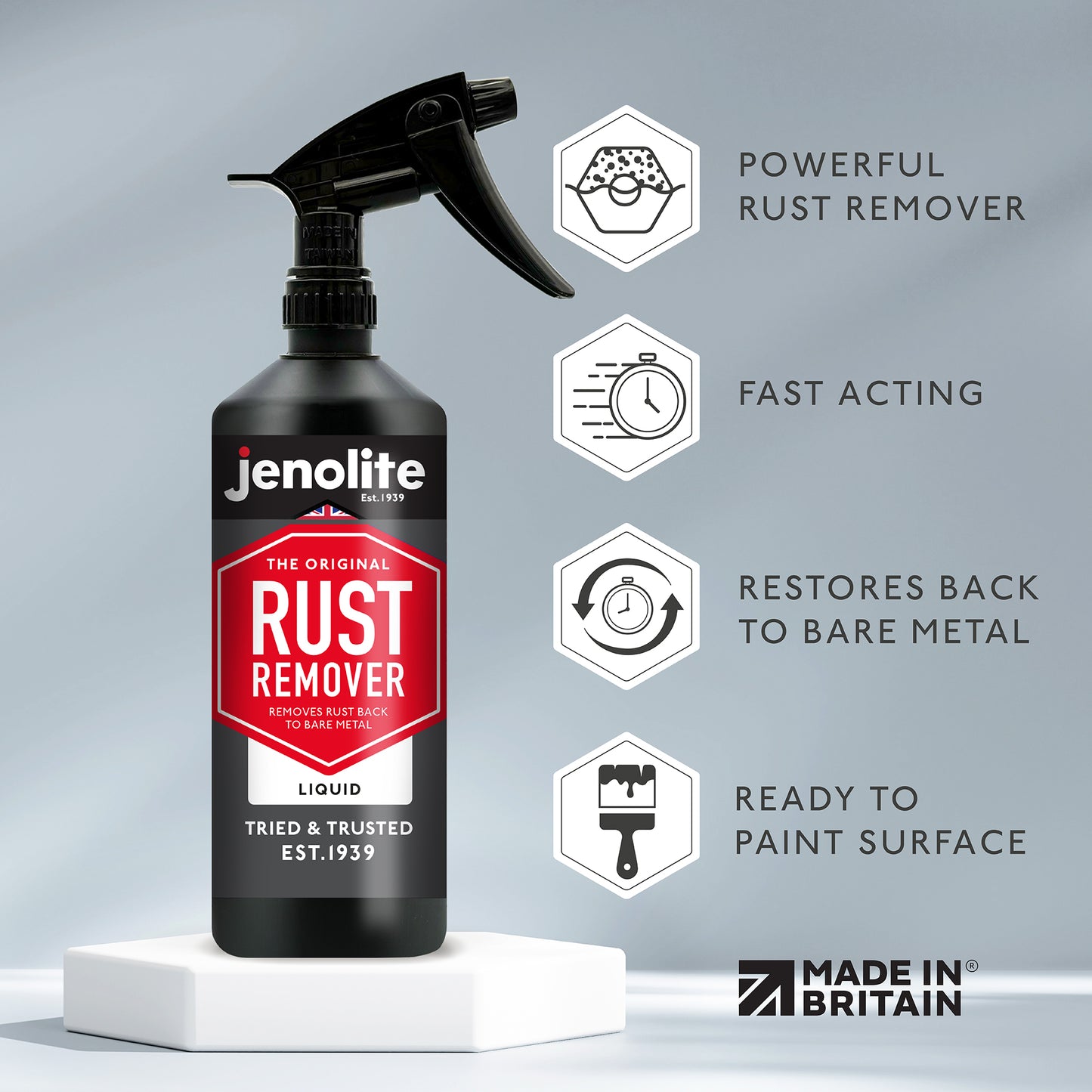 Original Rust Remover Liquid Trigger Spray | 500ml or 1 Litre