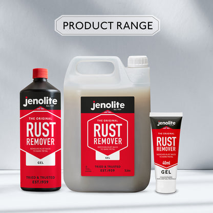 Rust Remover Concentrated Gel | 40ml, 1 Litre, 5 Litre