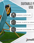 DIRECTORUST Spray Paint | Chalky Finish | Mediterranean Blue | 12 x 400ml | RAL 5012