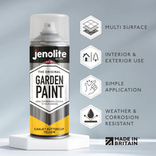 DIRECTORUST Spray Paint | Chalky Finish | Buttercup Yellow | 12 x 400ml | RAL 1018