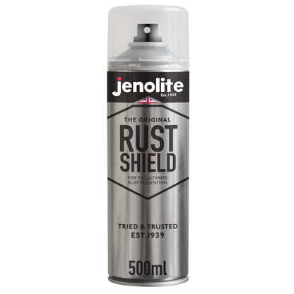 Rust Shield Clear Metal Lacquer | 4 x 500ml | Rust Protection Spray