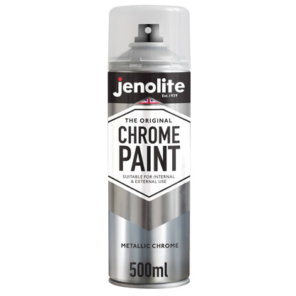 Chrome Paint | 4 x 500ml | Aerosol Spray Paint - Value Pack