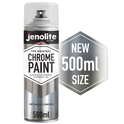 Chrome Effect Aerosol Spray Paint - Multi-Surface