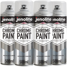 Chrome Paint | 4 x 500ml | Aerosol Spray Paint - Value Pack