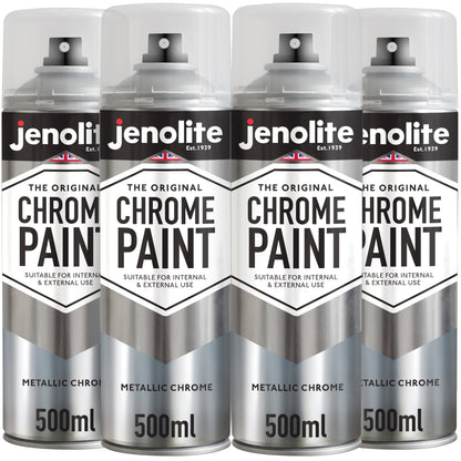 Chrome Effect Aerosol Spray Paint - Multi-Surface