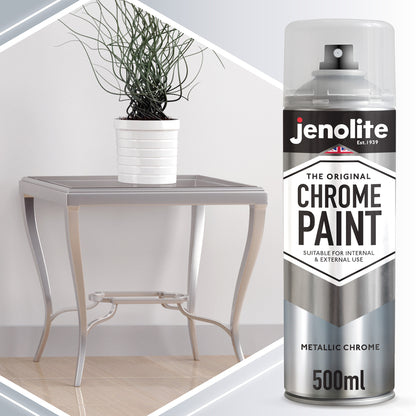Chrome Effect Aerosol Spray Paint - Multi-Surface