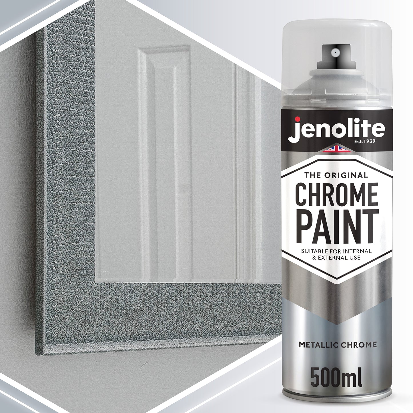 Chrome Effect Aerosol Spray Paint - Multi-Surface