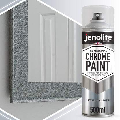 Chrome Effect Aerosol Spray Paint - Multi-Surface