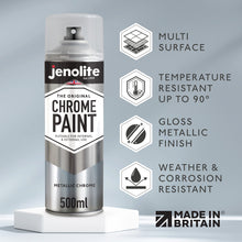 Chrome Effect Aerosol Spray Paint - Multi-Surface
