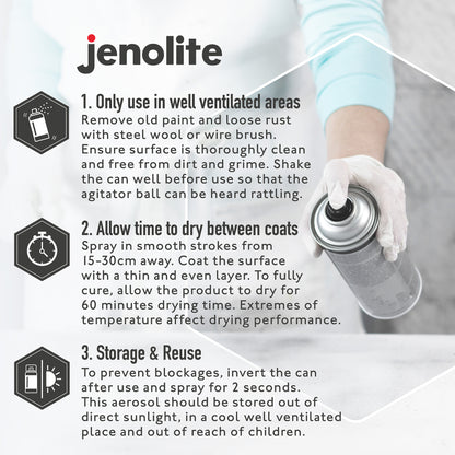 Chrome Effect Aerosol Spray Paint - Multi-Surface