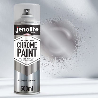 Chrome Paint | 4 x 500ml | Aerosol Spray Paint - Value Pack