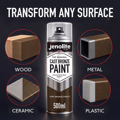 Cast Effect Spray Paint | Iron or Bronze Finish | Multi Surface Spray Paint