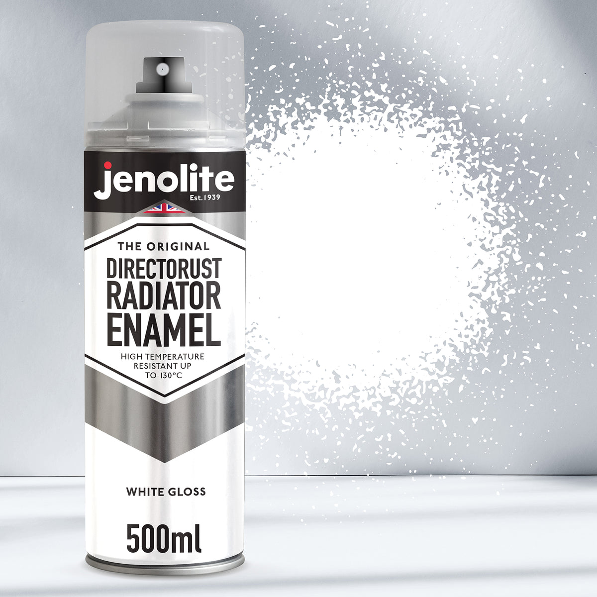 DIRECTORUST Radiator Enamel Paint | Aerosol | Black, Silver, White
