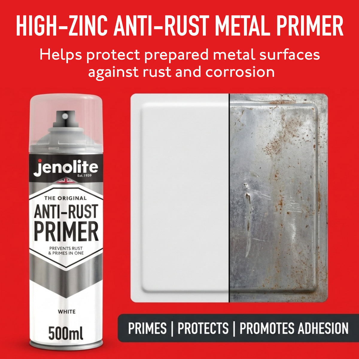 Anti-Rust Primer Spray Paint - Metal Primer