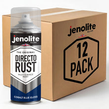 DIRECTORUST Spray Paint | Gloss | Cobalt Blue | 12 x 400ml | RAL 5013