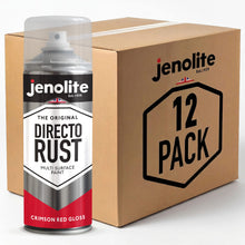 DIRECTORUST Spray Paint | Gloss | Crimson Red | 12 x 400ml | RAL 3027