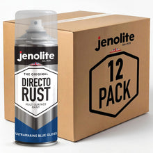 DIRECTORUST Spray Paint | Gloss | Ultramarine | 12 x 400ml | RAL 5002
