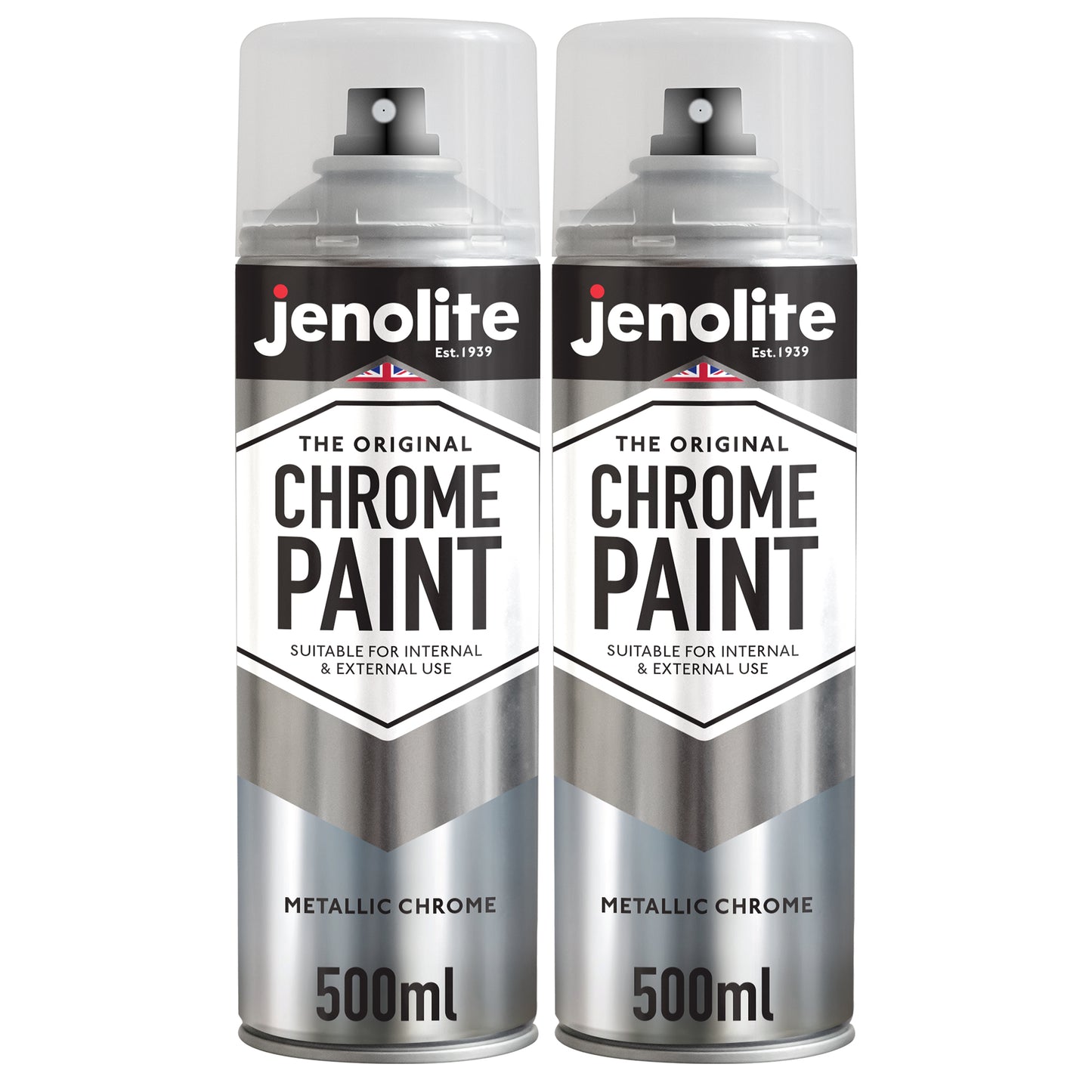 Chrome Effect Aerosol Spray Paint - Multi-Surface