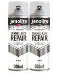 Enamel Bath Repair Spray Paint 500ml - White Gloss Finish - Baths, Sinks & Shower Trays