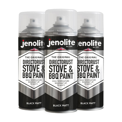 DIRECTORUST BBQ & Stove Spray Paint | 400ml | 650c+