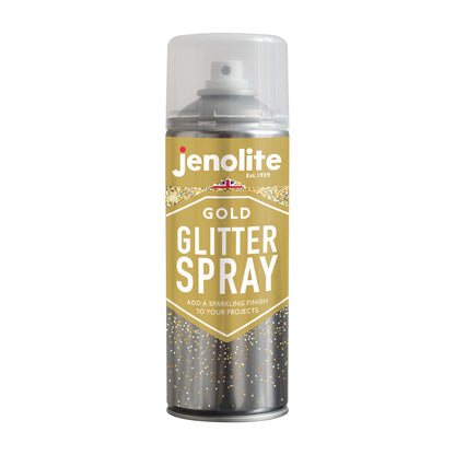 Glitter Spray Clear Sealant | 400ml | Clear Lacquer With Fine Glitter | Ideal for Crafting, Hobbies & Decorations