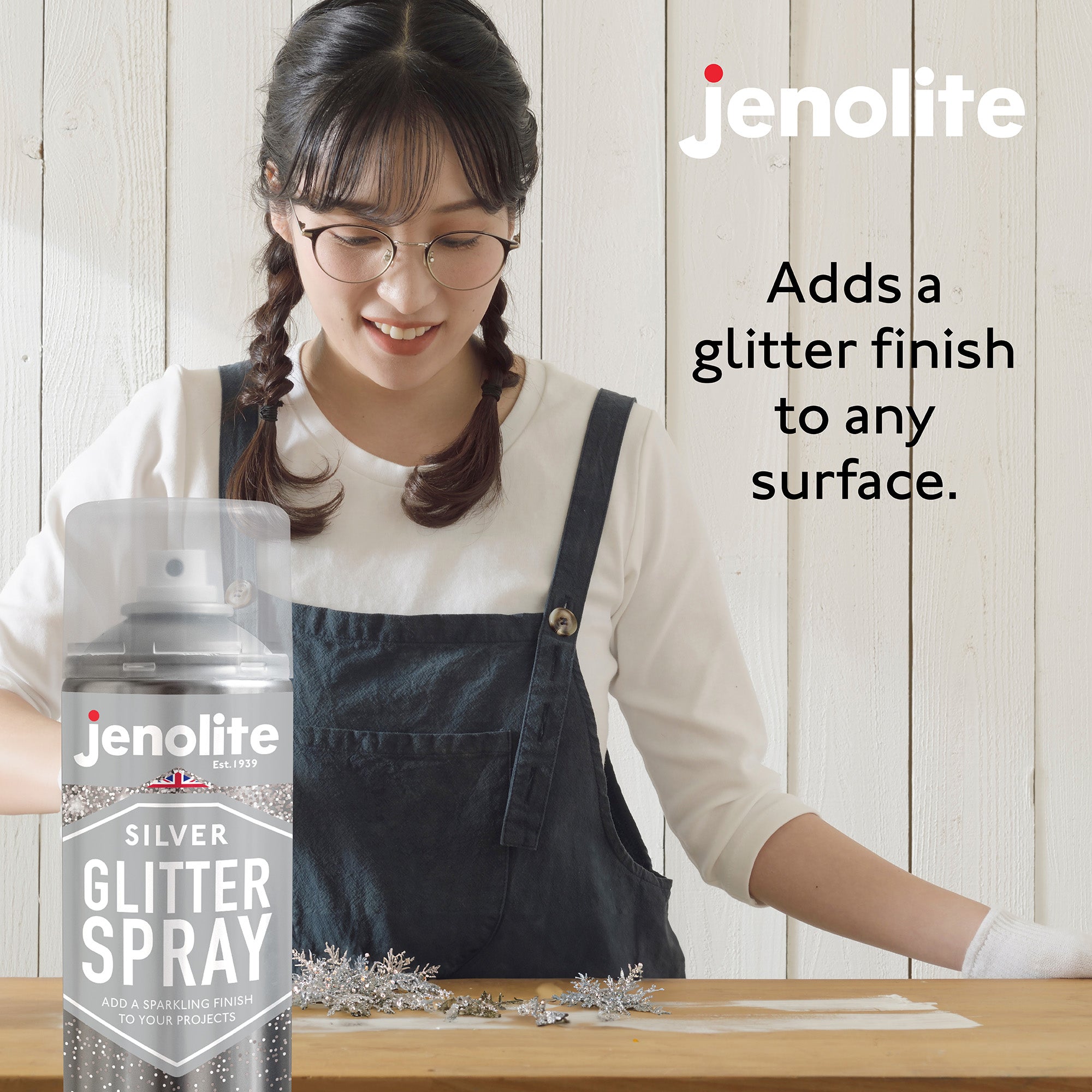 Glitter Spray Clear Sealant | 400ml | Clear Lacquer With Fine Glitter | Ideal for Crafting, Hobbies &amp; Decorations