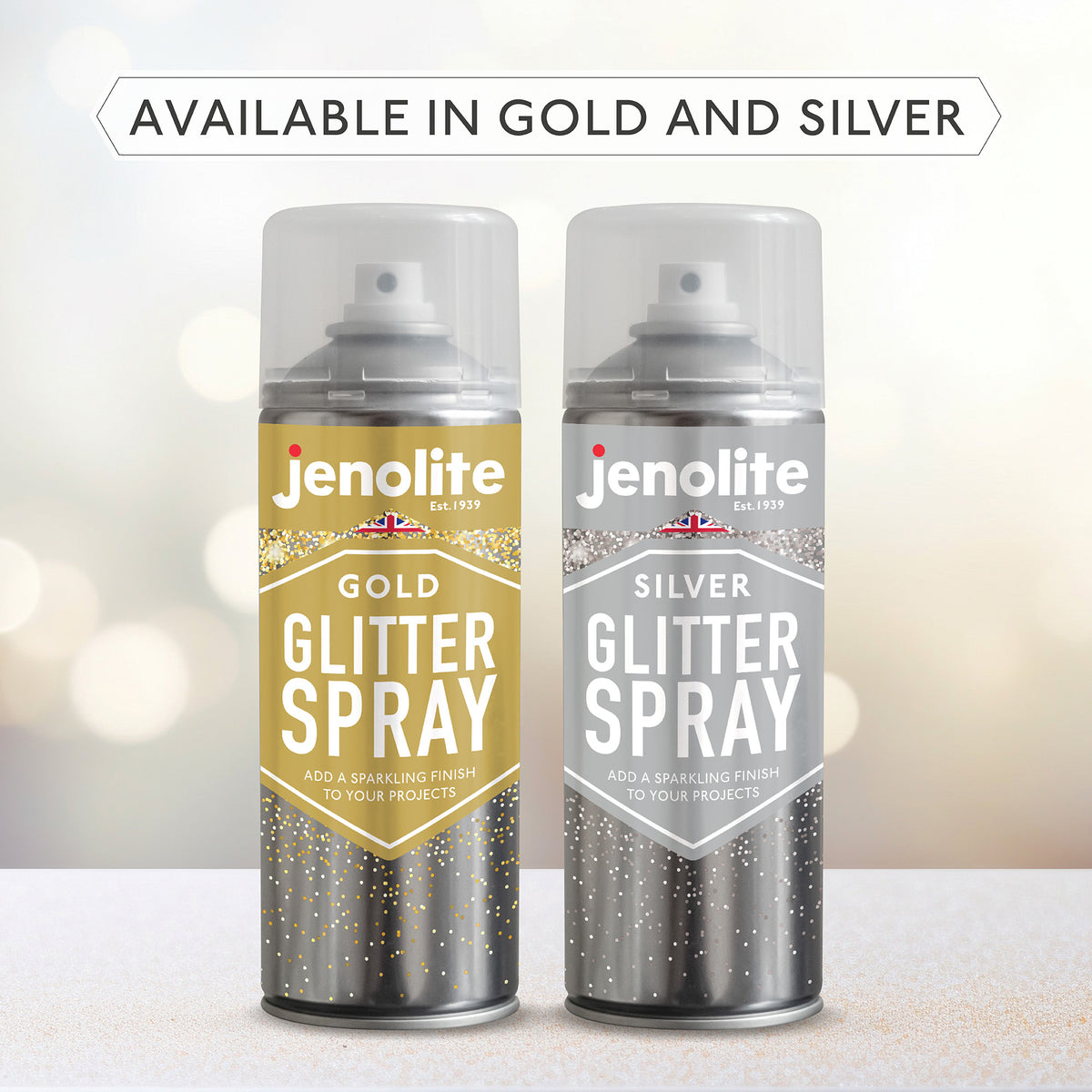Glitter Spray Clear Sealant | 400ml | Clear Lacquer With Fine Glitter | Ideal for Crafting, Hobbies & Decorations