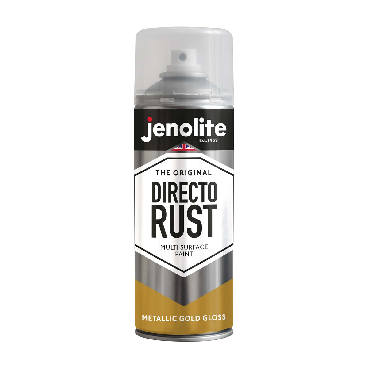 DIRECTORUST Spray Paint | METALLIC GLOSS | 400ml | Multi Surface Spray Paint
