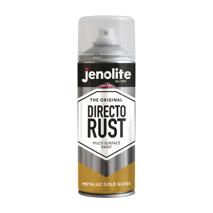 DIRECTORUST Spray Paint | METALLIC GLOSS | 400ml | Multi Surface Spray Paint
