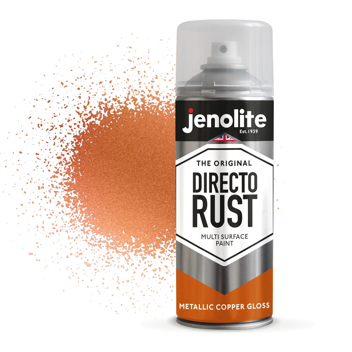 DIRECTORUST Spray Paint | METALLIC GLOSS | 400ml | Multi Surface Spray Paint