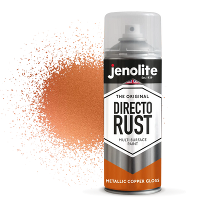DIRECTORUST Spray Paint | METALLIC GLOSS | 400ml | Multi Surface Spray Paint