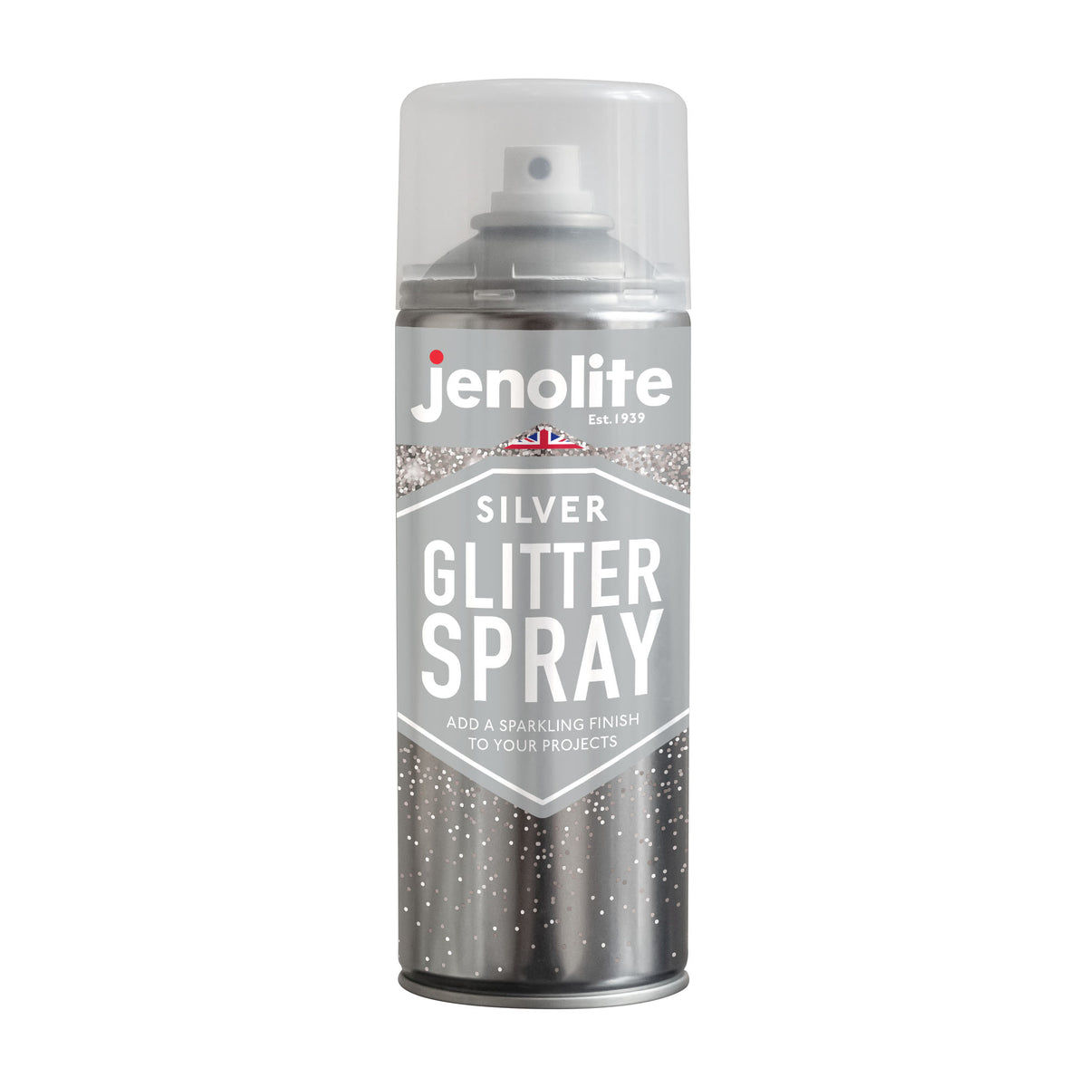 Glitter Spray Clear Sealant | 400ml | Clear Lacquer With Fine Glitter | Ideal for Crafting, Hobbies & Decorations