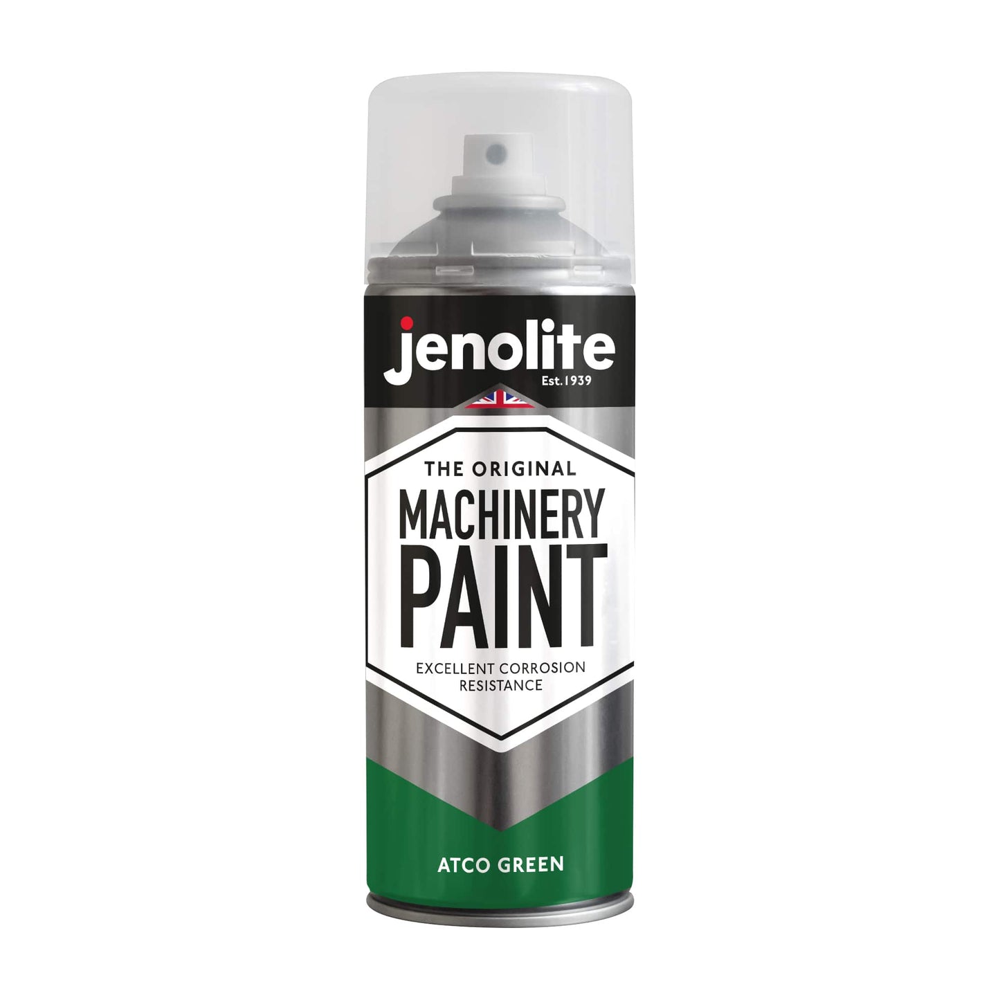 Atco Green Machinery & Lawnmower Spray Paint | 12 x 400ml Aerosol