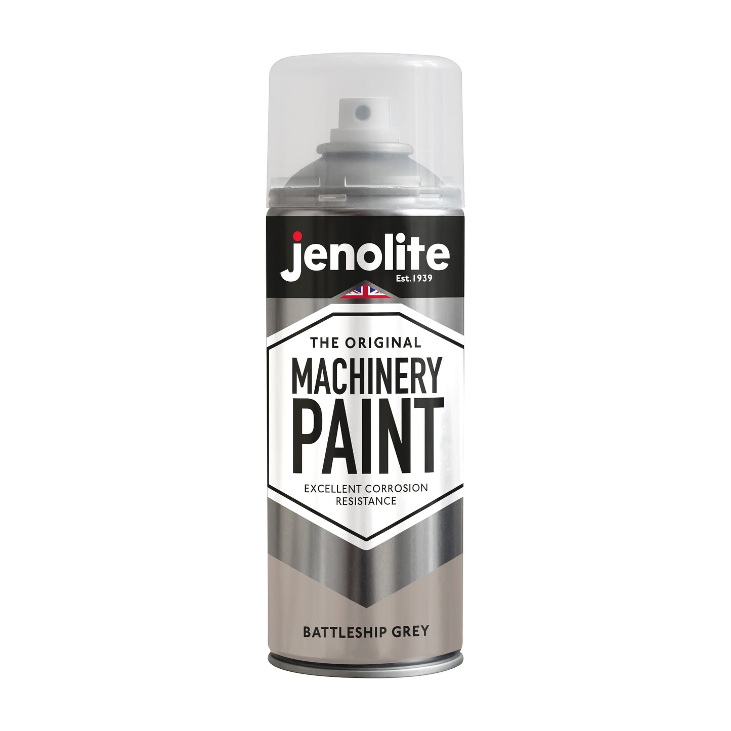 Battleship Grey Machinery & Lawnmower Spray Paint | 12 x 400ml Aerosol