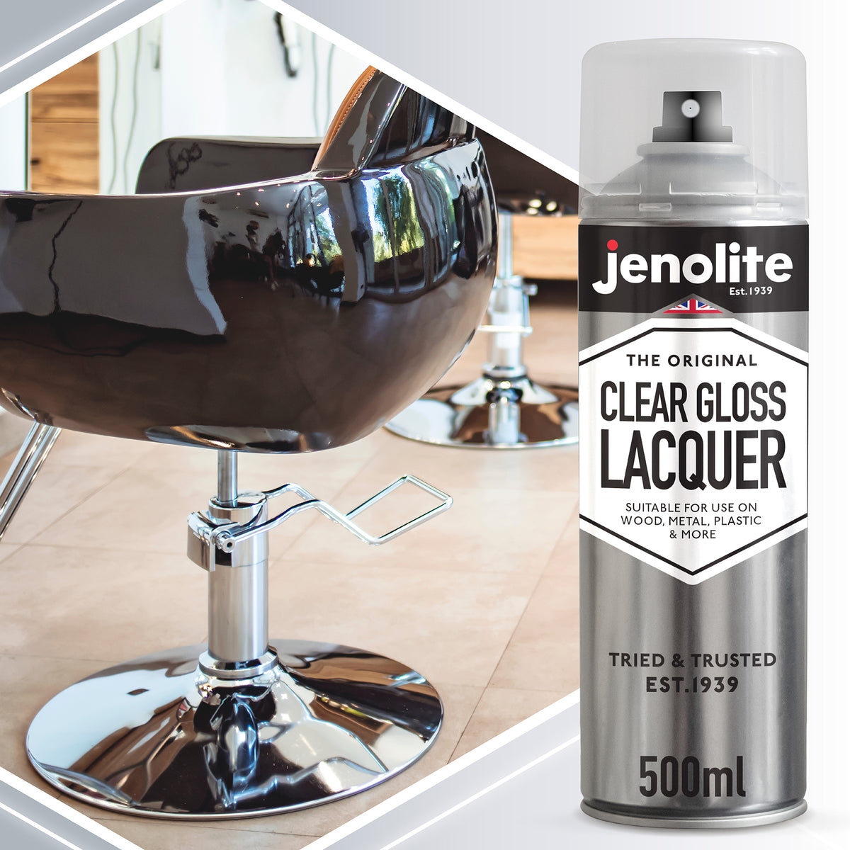 Clear Lacquer Spray 500ml, Matt, Satin or Gloss Finish