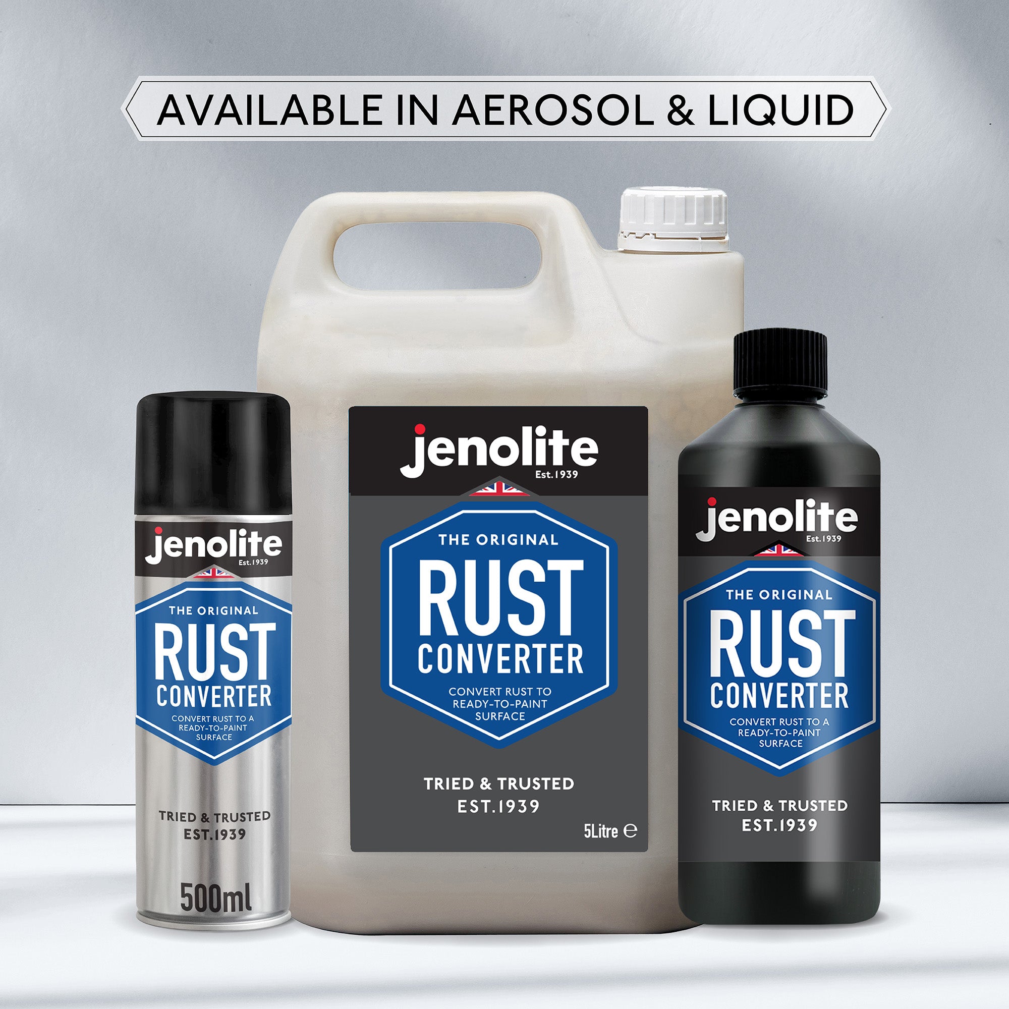 Rust Converter Epoxy Aerosol | 500ml | Turns Rust into Ready To Paint Surface