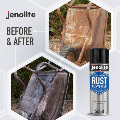 Rust Converter Epoxy Aerosol | 500ml | Turns Rust into Ready To Paint Surface