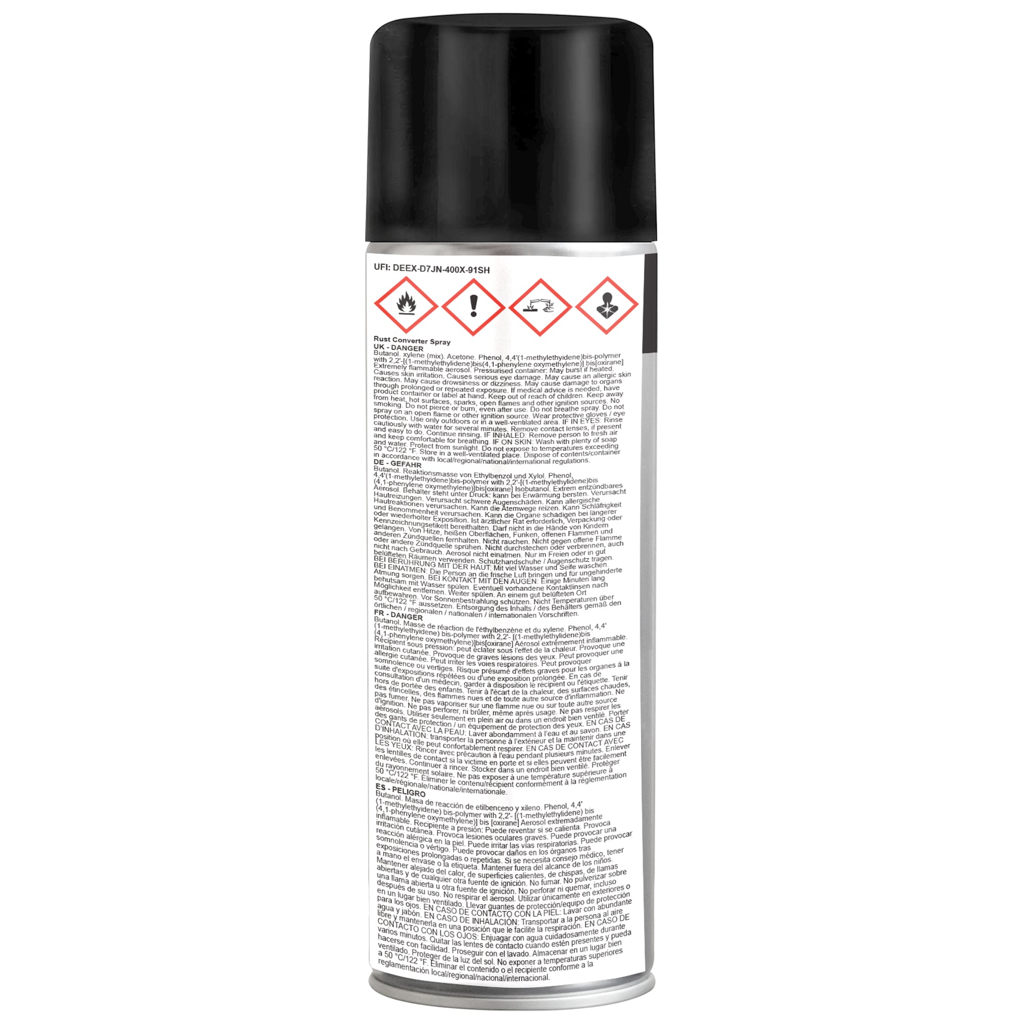 Rust Converter Epoxy Aerosol | 500ml | Turns Rust into Ready To Paint Surface