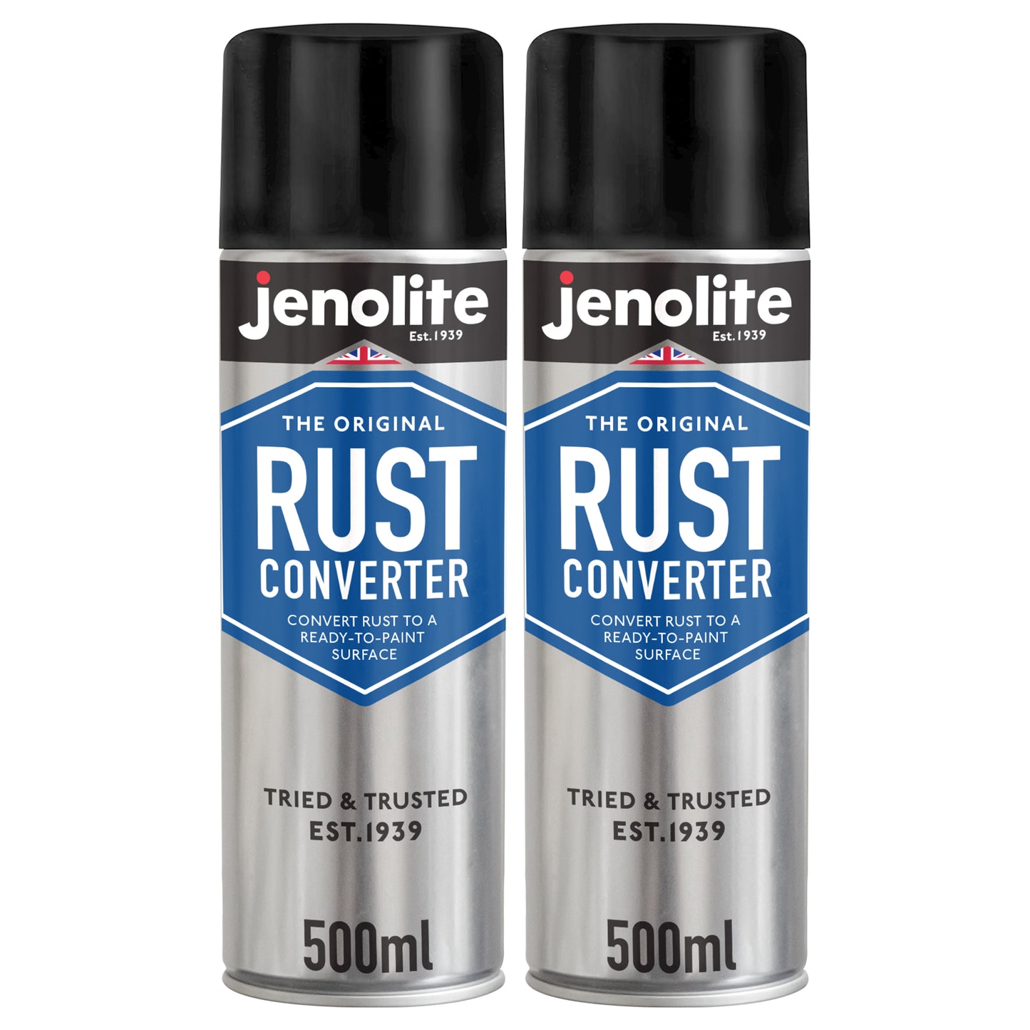 Rust Converter Epoxy Aerosol | 500ml | Turns Rust into Ready To Paint Surface