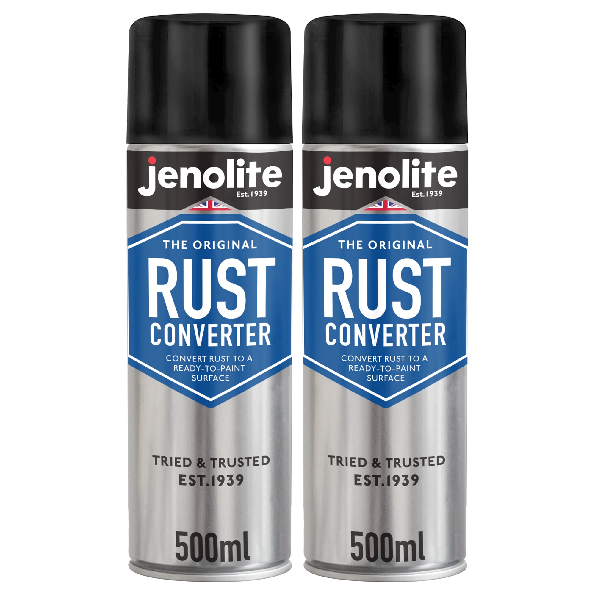 Rust Converter Epoxy Aerosol | 500ml | Turns Rust into Ready To Paint Surface